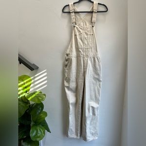 Old Navy Cream Denim Overalls